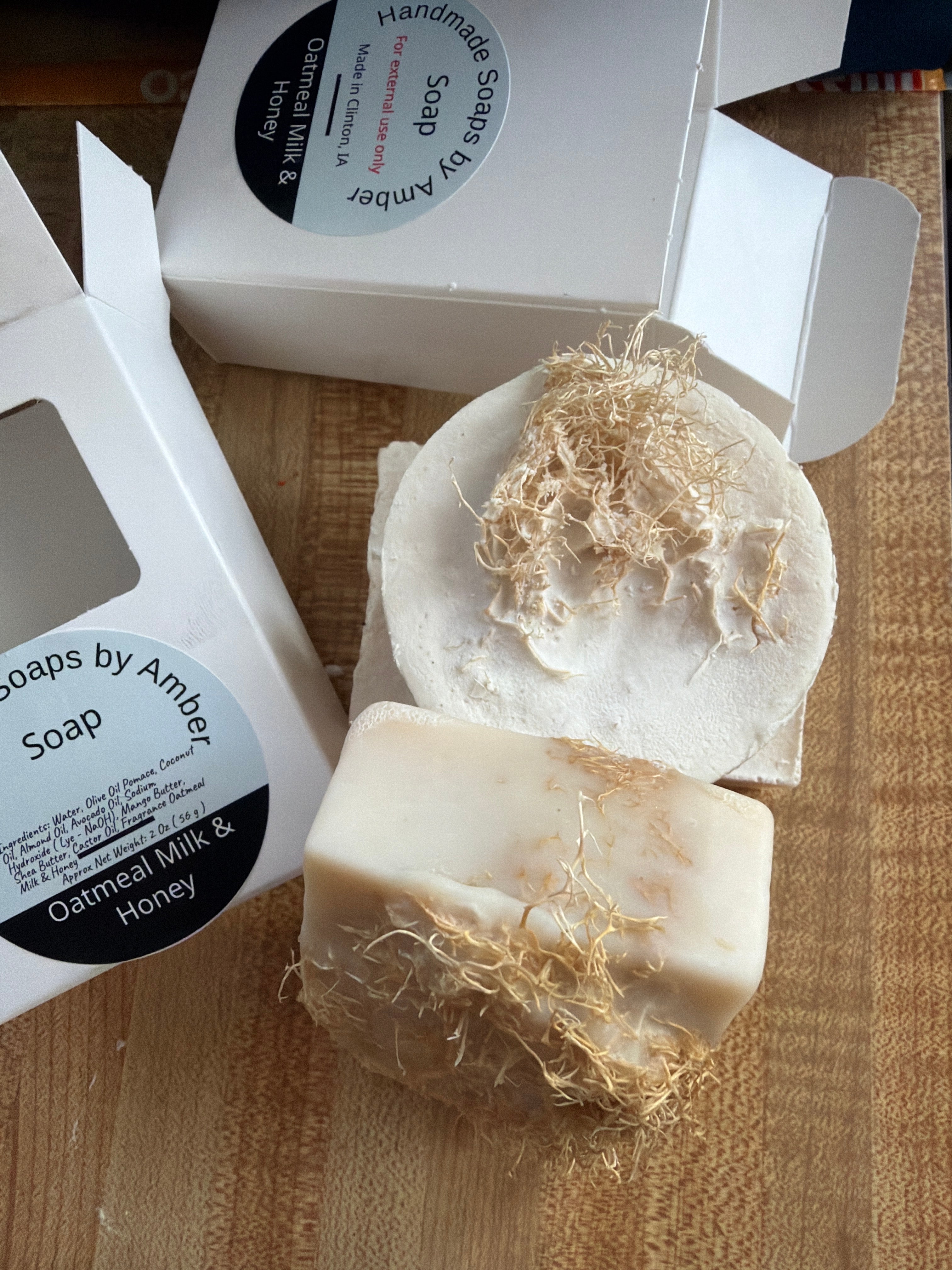 Golden Oat Loofah  Homestead Soap
